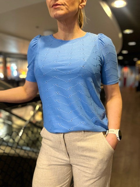 BLOND BLUSE BLÅ