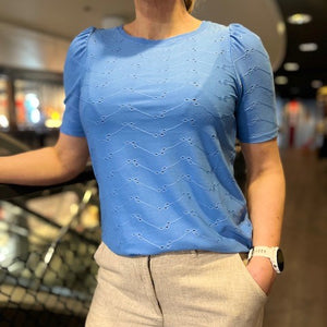 BLOND BLUSE BLÅ