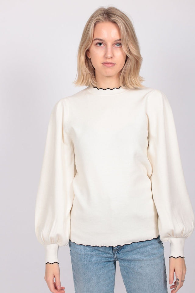 WAVE RIBBED KNIT