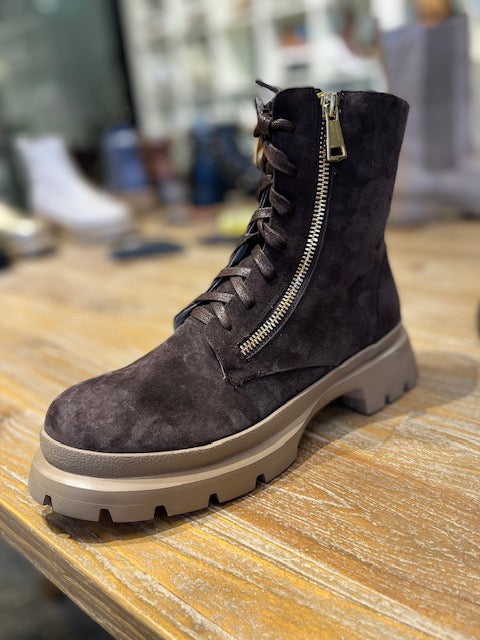 SKOLETT NUBUCK BRUN