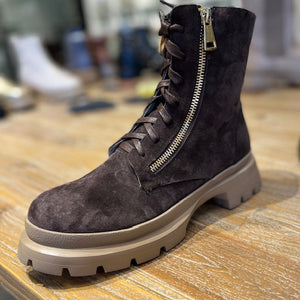 SKOLETT NUBUCK BRUN