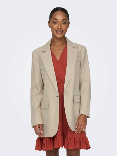 CARO LANA LIN BLAZER BEIGE
