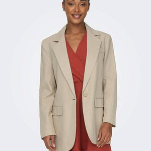 CARO LANA LIN BLAZER BEIGE