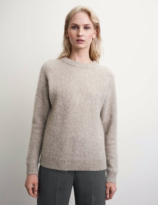 GWYNN A PULLOVER BEIGE MELANGE