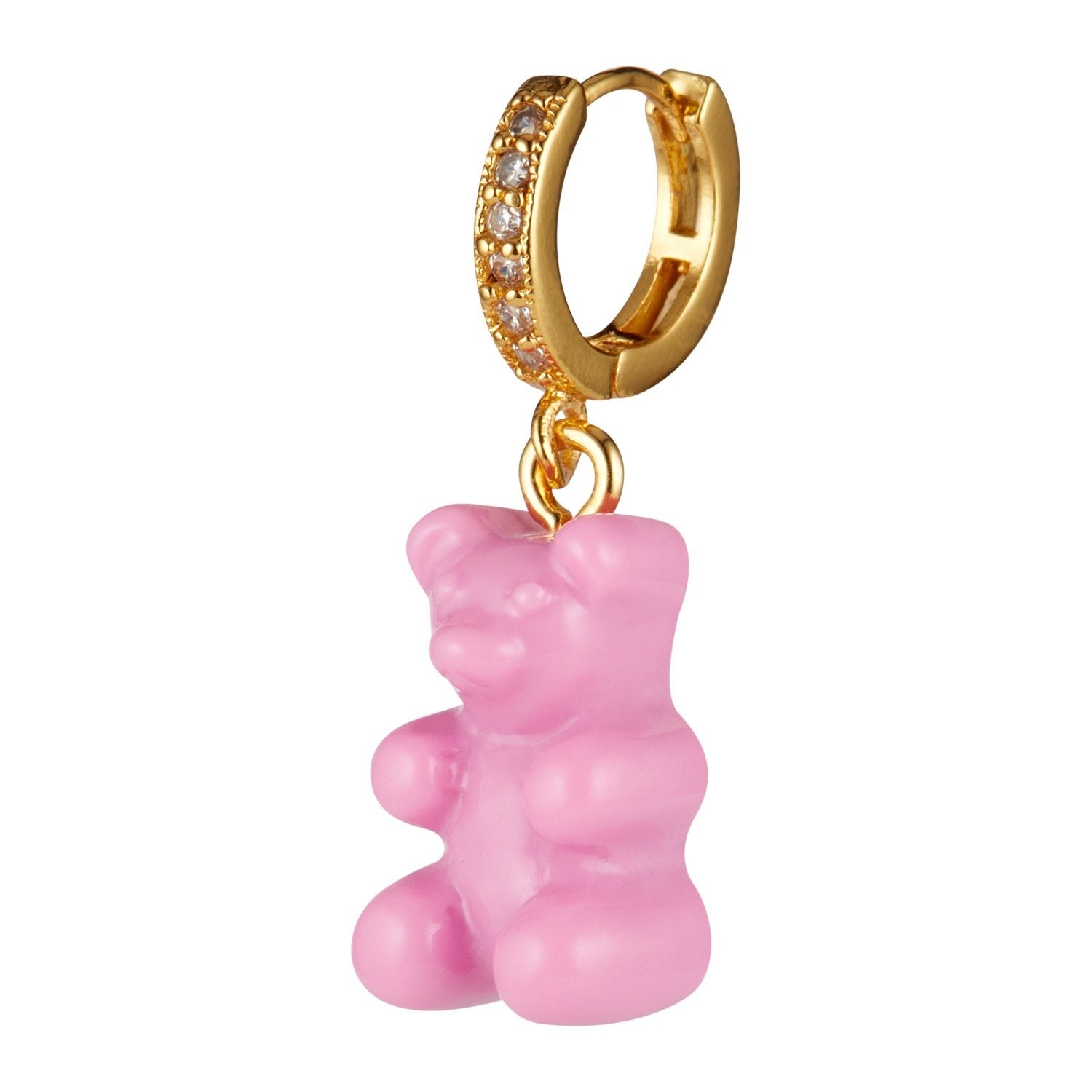 NOSTALGIA BEAR HOOP CANDY PINK