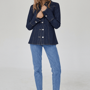 LOLA MOM JEANS ZERO UPTOWN BLÅ