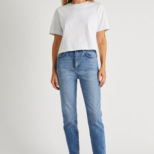 LOLA MOM JEANS BLÅ