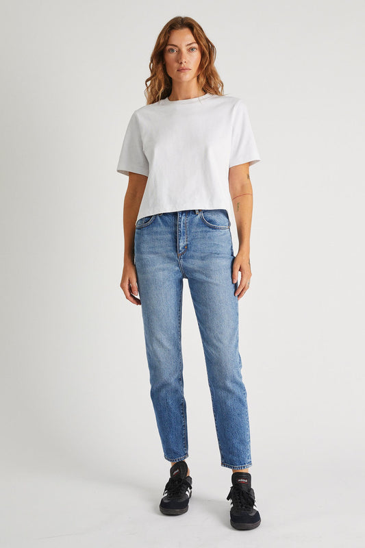 LOLA MOM JEANS ORGANC BLUE