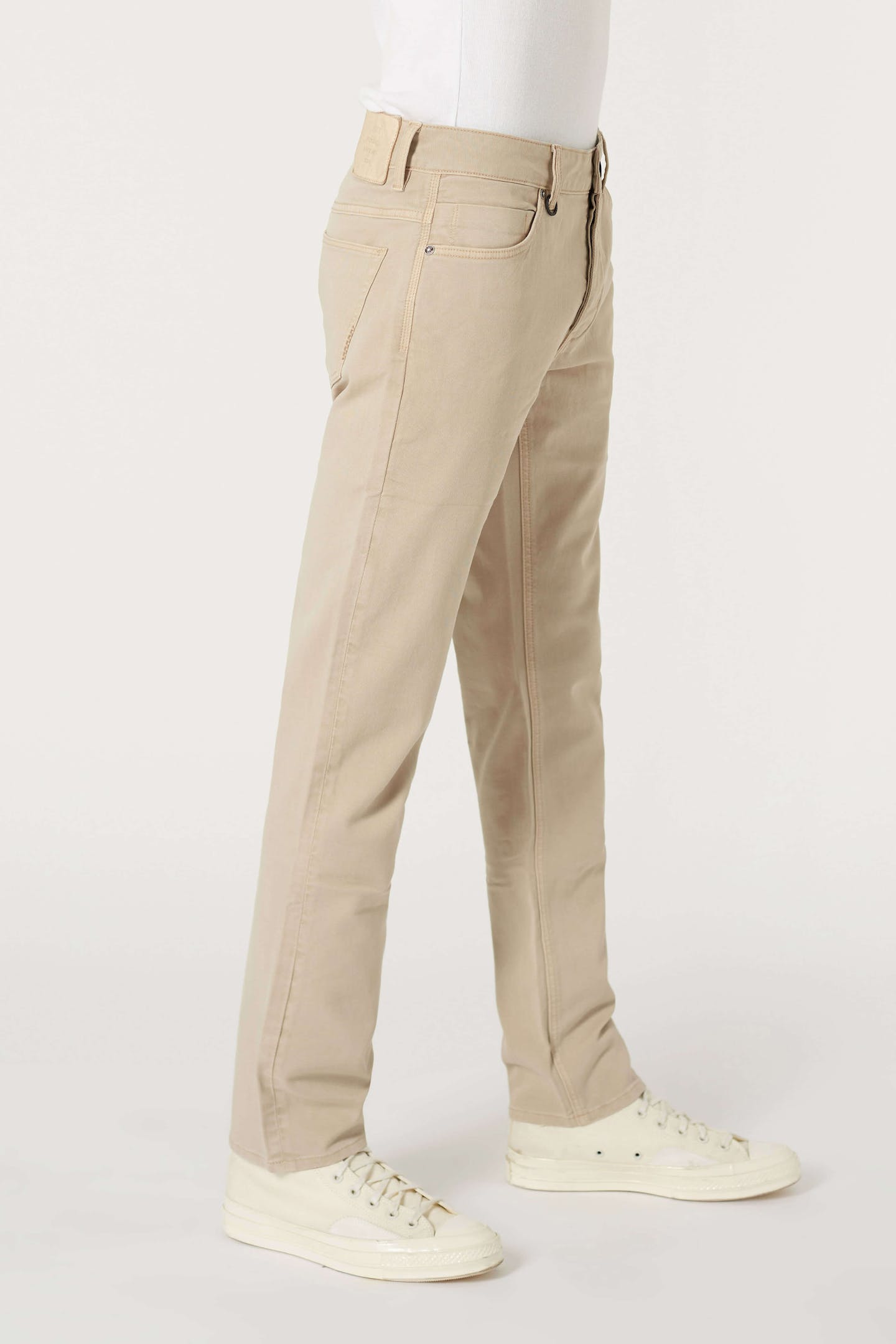 LOU SLIM TWILL BUKSE BEIGE