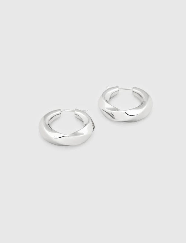 INFINITY HOOPS SØLVØRERINGER