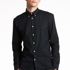 OXFORD SUPERFLEX SKJORTE SORT