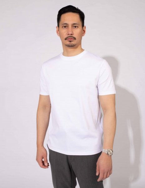 BASIC TEE HVIT T-SKJORTE