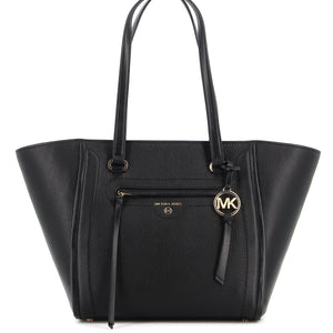 CARINE MEDIUM PEDDLED LEATHER TOTE BAG