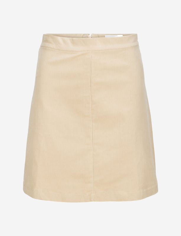 AVA A-LINE BEIGE SKJØRT