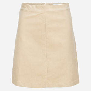 AVA A-LINE BEIGE SKJØRT