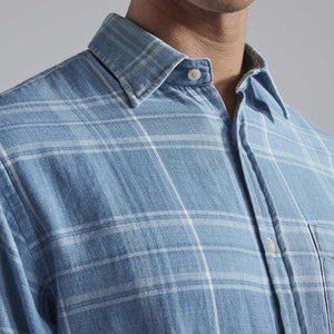 ERRICO POCKET 5191 BLÅ SKJORTE