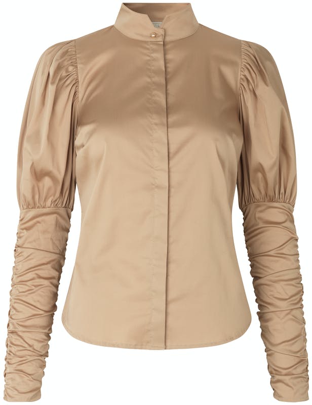 NILA BEIGE SKJORTE