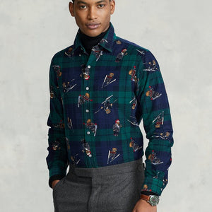 POLO BEAR CORDUROY SKJORTE