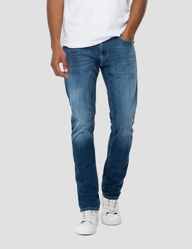 ANBASS JEANS BLÅ