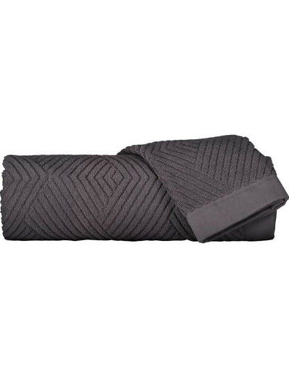 HÅNDKLE 70X140 MØRK GRÅ