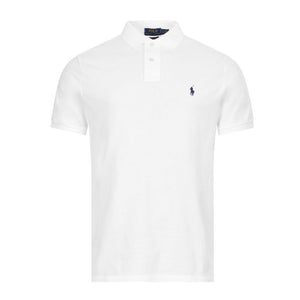 SLIM FIT POLO SKJORTE HVIT