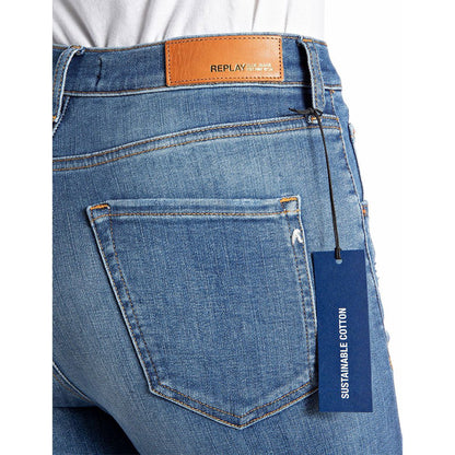 REYNE WIDE JEANS BLÅ