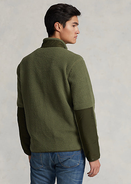HYBRID FLEECE GENSER GRØNN