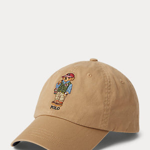 BEAR TWILL BALL HAT CAPS BEIGE