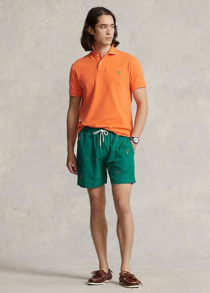 CUSTOM MESH SLIM FIT T-SKJORTE ORANSJE