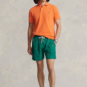 CUSTOM MESH SLIM FIT T-SKJORTE ORANSJE