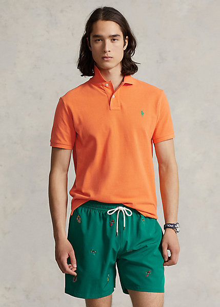 CUSTOM MESH SLIM FIT T-SKJORTE ORANSJE