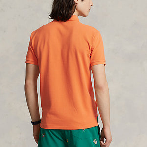 CUSTOM MESH SLIM FIT T-SKJORTE ORANSJE
