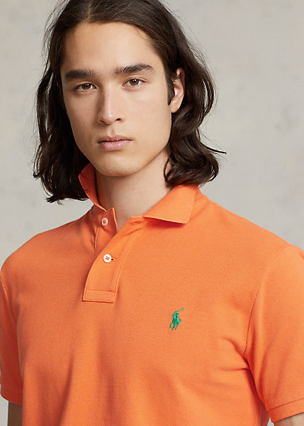 CUSTOM MESH SLIM FIT T-SKJORTE ORANSJE