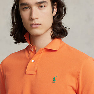 CUSTOM MESH SLIM FIT T-SKJORTE ORANSJE