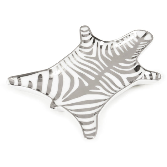 Zebra Stacking Dish - Silver - 20051